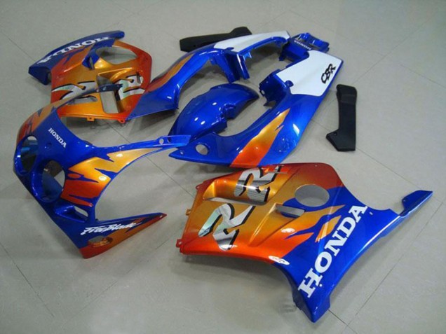 1988-1989 Honda CBR250RR MC19 Motorcycle Fairings - White Blue Orange Australia for Sale