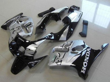 1988-1989 Honda CBR250RR MC19 Motorcycle Fairings - Silver Glossy Black Australia for Sale