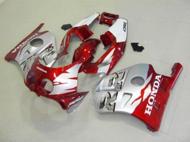 1990-1998 Honda CBR250RR MC22 Motorcycle Fairings - Silver Red Australia for Sale