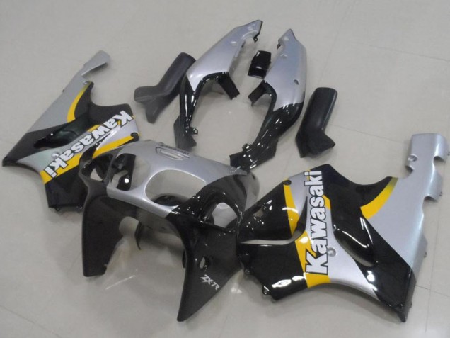 1996-2003 Kawasaki ZX7R Motorcycle Fairings - Silver Glossy Black Yellow Australia for Sale