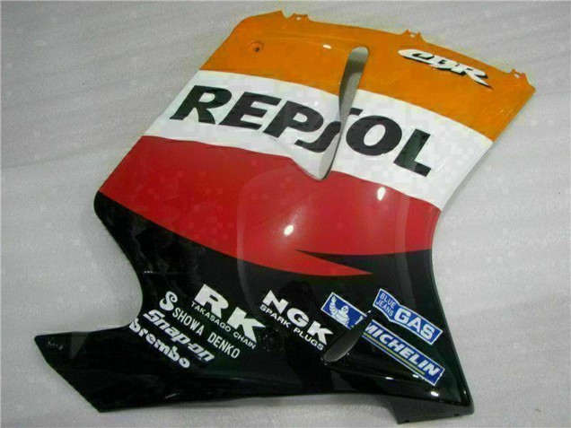 1996-2007 Honda CBR1100XX Blackbird Motorcycle Fairing - Orange White Red Glossy Black Repsol Australia for Sale