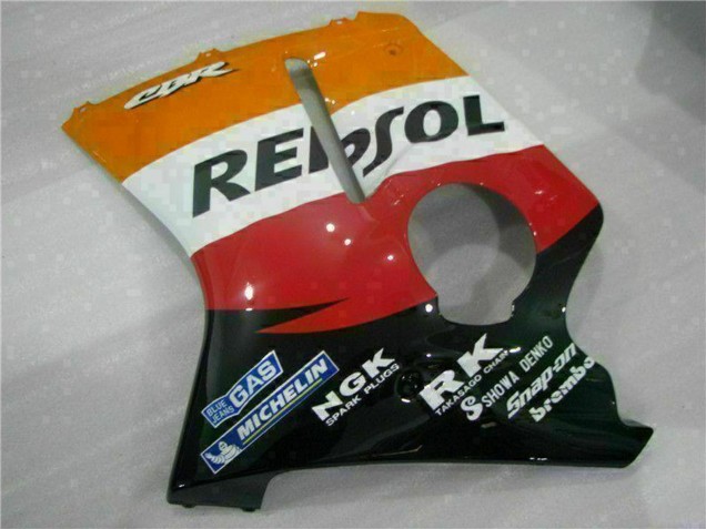 1996-2007 Honda CBR1100XX Blackbird Motorcycle Fairing - Orange White Red Glossy Black Repsol Australia for Sale