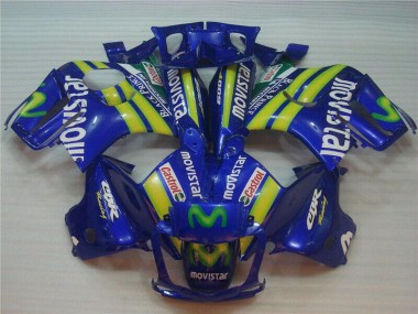 1995-1996 Honda CBR600 F3 Motorcycle Fairings - Blue Green Yellow MoviStar Red Castrol Australia for Sale