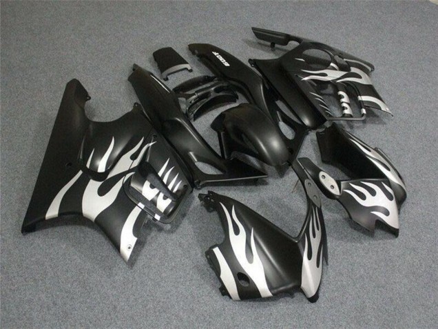 1995-1996 Honda CBR600 F3 Motorcycle Fairings - White Matte Black Flame Australia for Sale