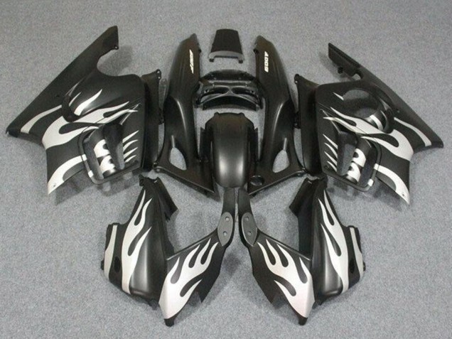 1995-1996 Honda CBR600 F3 Motorcycle Fairings - White Matte Black Flame Australia for Sale