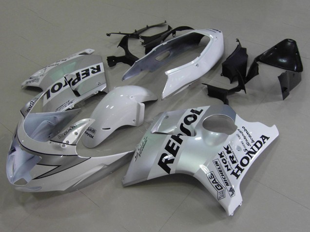 1996-2007 Honda CBR1100XX Blackbird Motorcycle Fairings - White Black Repsol Australia for Sale