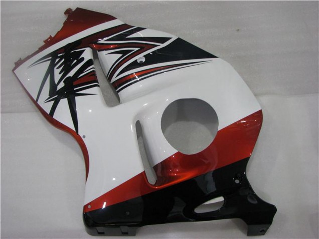 1996-2007 Suzuki GSXR 1300 Hayabusa Motorcycle Fairings - White Orange Black Australia for Sale