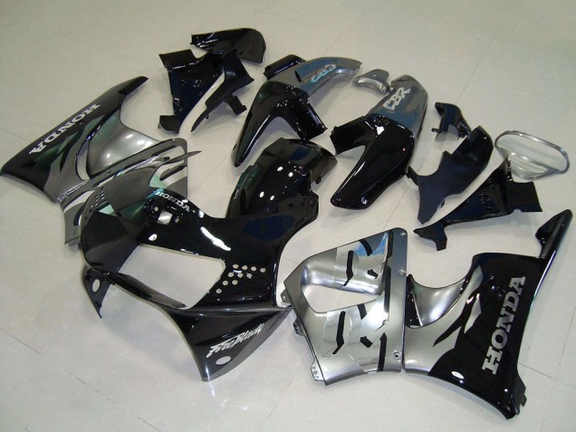 1998-1999 Honda CBR900RR 919 Motorcycle Fairings - Silver Glossy Black Australia for Sale