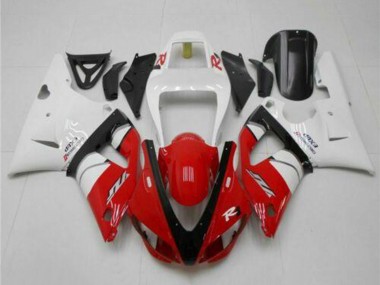 1998-1999 Yamaha YZF R1 Motorcycle Fairings - White Red Black Australia for Sale