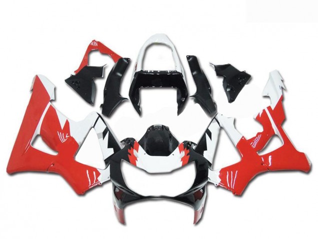 2000-2001 Honda CBR900RR 929RR Motorcycle Fairings - White Red Glossy Black Australia for Sale