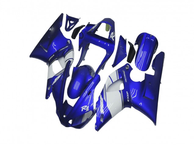 2000-2001 Yamaha YZF R1 Motorcycle Fairing - Blue White Australia for Sale