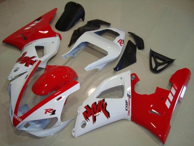 2000-2001 Yamaha YZF R1 Motorcycle Fairing - White Red Australia for Sale