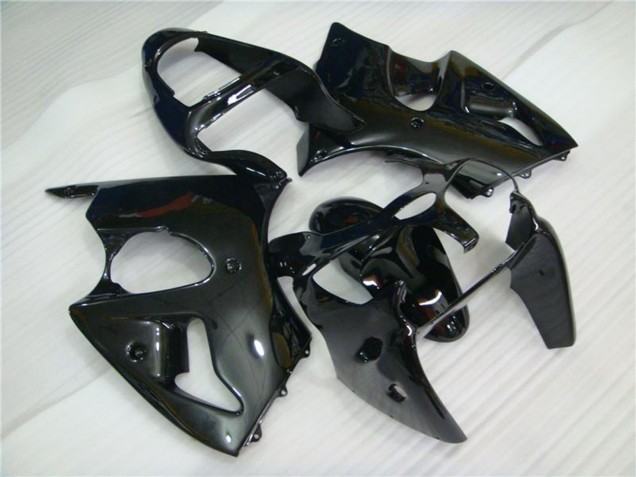 2000-2002 Kawasaki ZX6R Motorcycle Fairings - Glossy Black Australia for Sale