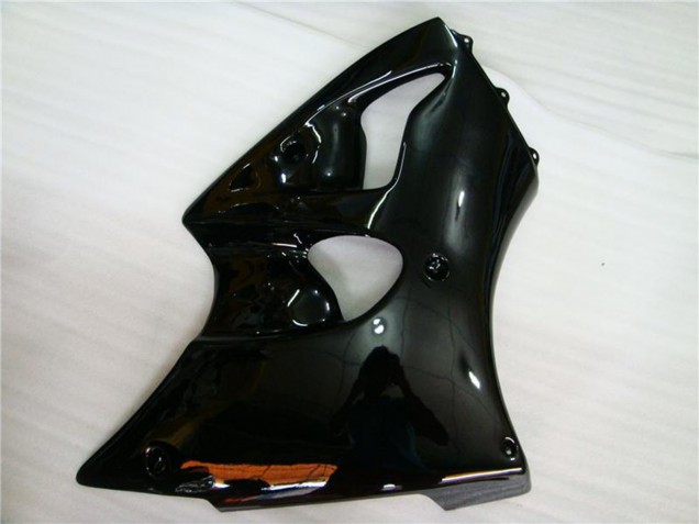 2000-2002 Kawasaki ZX6R Motorcycle Fairings - Glossy Black Australia for Sale