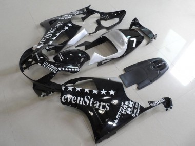 2000-2006 Honda VTR1000 Motorcycle Fairings - Glossy Black White SevenStars Australia for Sale