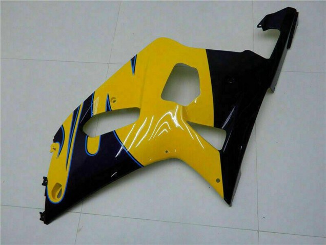 2001-2003 Suzuki GSXR 600/750 Motorcycle Fairings - Yellow Dark Blue Glossy Black Australia for Sale