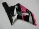 2001-2003 Suzuki GSXR 600/750 Motorcycle Fairings - Pink Silver Glossy Black Australia for Sale