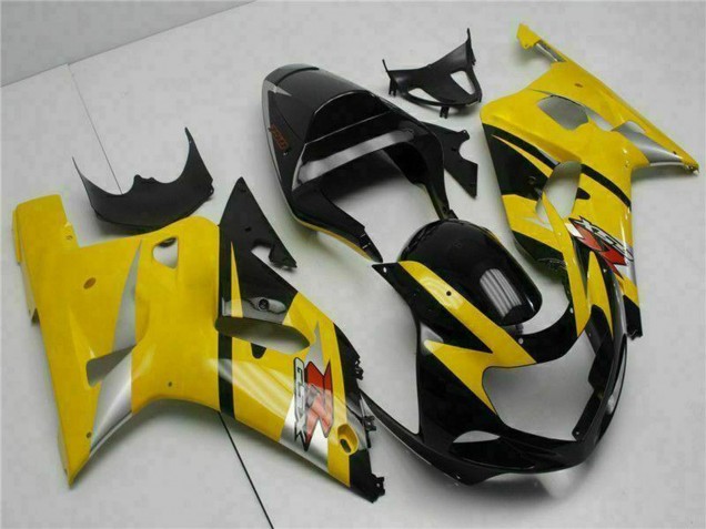 2001-2003 Suzuki GSXR 600/750 Motorcycle Fairings - Yellow Black Australia for Sale