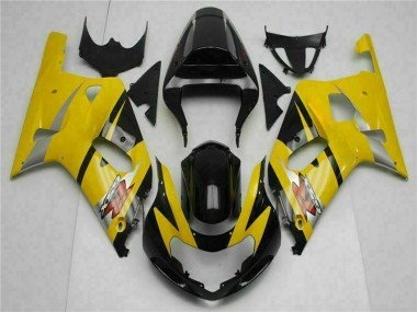 2001-2003 Suzuki GSXR 600/750 Motorcycle Fairings - Yellow Black Australia for Sale
