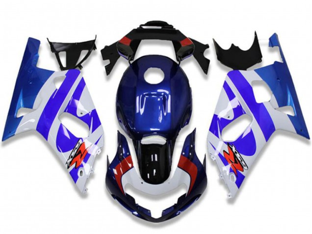 2001-2003 Suzuki GSXR 600/750 Motorcycle Fairings - White Blue Red Black Australia for Sale