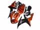 2002-2003 Yamaha YZF R1 Motorcycle Fairings - Orange Matte Black Australia for Sale