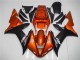 2002-2003 Yamaha YZF R1 Motorcycle Fairings - Orange Matte Black Australia for Sale
