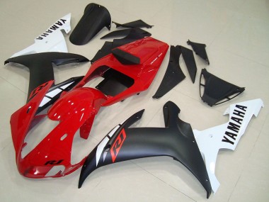2002-2003 Yamaha YZF R1 Motorcycle Fairings - Red White Matte Black Australia for Sale