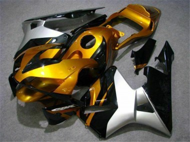 2003-2004 Honda CBR600RR Motorcycle Fairing - Silver Gold Glossy Black Australia for Sale