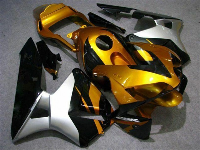 2003-2004 Honda CBR600RR Motorcycle Fairing - Silver Gold Glossy Black Australia for Sale