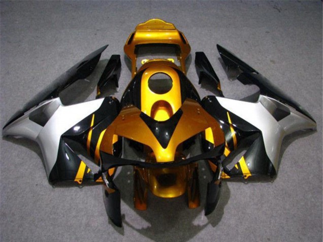 2003-2004 Honda CBR600RR Motorcycle Fairing - Silver Gold Glossy Black Australia for Sale
