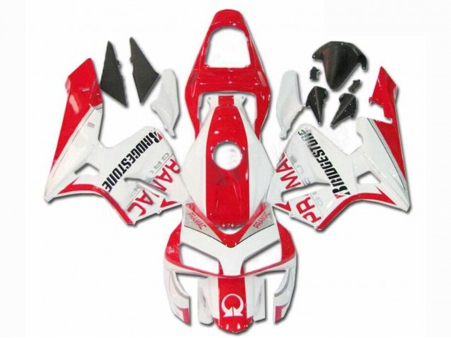 2003-2004 Honda CBR600RR Motorcycle Fairings - White Red Pramac Bridgestone Australia for Sale