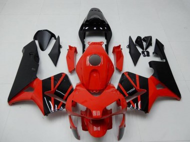2003-2004 Honda CBR600RR Motorcycle Fairings - Red Glossy Black OEM Style Australia for Sale