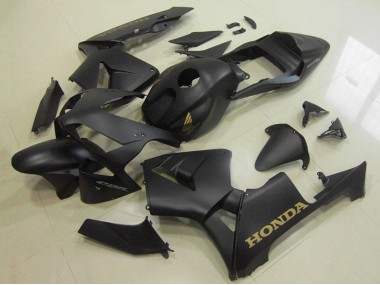 2003-2004 Honda CBR600RR Motorcycle Fairings - Matte Black Gold Decal Australia for Sale
