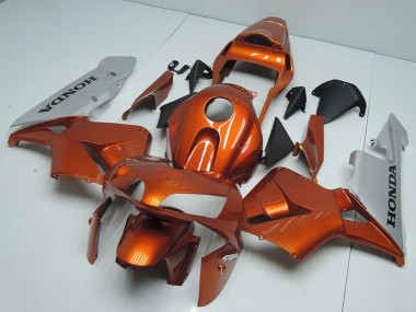 2003-2004 Honda CBR600RR Motorcycle Fairings - Silver Orange Australia for Sale