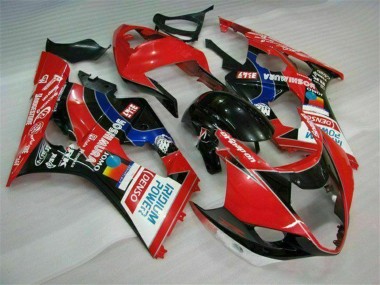 2003-2004 Suzuki GSXR 1000 Motorcycle Fairings - Red Black Blue Yoshimura Australia for Sale