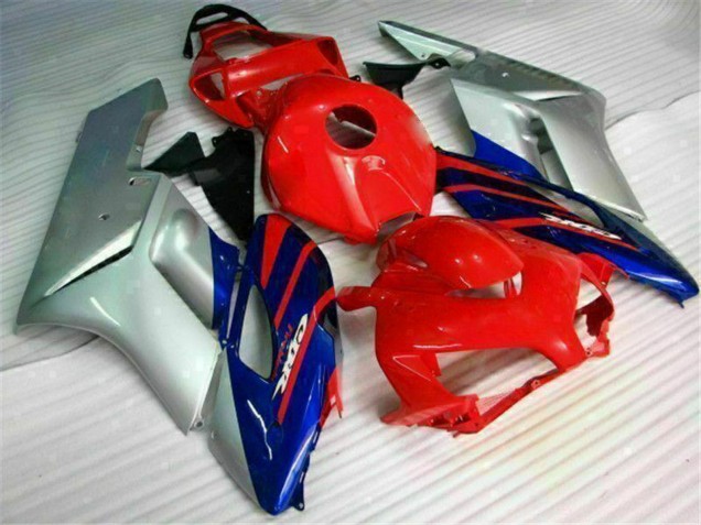 2004-2005 Honda CBR1000RR Motorcycle Fairings - Silver Red Blue Black Stripe Australia for Sale