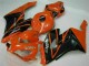 2004-2005 Honda CBR1000RR Motorcycle Fairings - Orange Glossy Black Australia for Sale