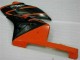 2004-2005 Honda CBR1000RR Motorcycle Fairings - Orange Glossy Black Australia for Sale