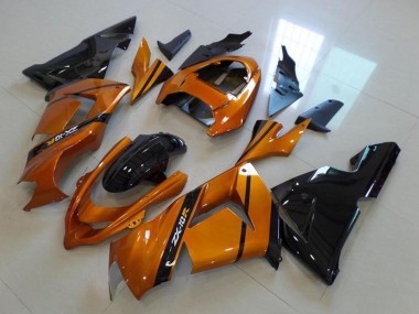 2004-2005 Kawasaki ZX10R Motorcycle Fairings - Gold Black Australia for Sale