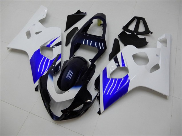 2004-2005 Suzuki GSXR 600/750 Bike Fairings - White Blue Black Australia for Sale