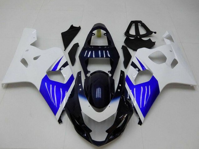 2004-2005 Suzuki GSXR 600/750 Bike Fairings - White Blue Black Australia for Sale