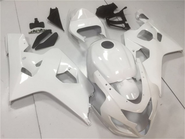 2004-2005 Suzuki GSXR 600/750 Motorcycle Fairings - Glossy White Australia for Sale