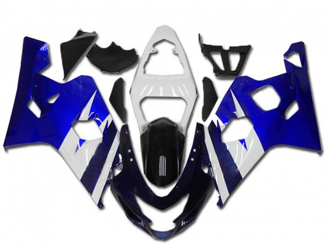 2004-2005 Suzuki GSXR 600/750 Motorcycle Fairing Kits - White Blue Black Australia for Sale