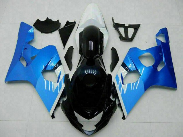 2004-2005 Suzuki GSXR 600/750 Motorcycle Fairings - White Blue Black Australia for Sale