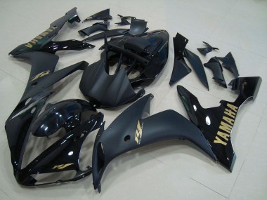 2004-2006 Yamaha YZF R1 Motorcycle Fairings - Glossy Black Matte Black Gold Australia for Sale