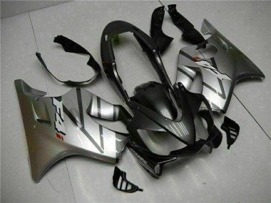 2004-2007 Honda CBR600 F4i Motorcycle Fairings - Silver Matte Black Australia for Sale