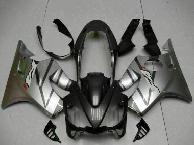 2004-2007 Honda CBR600 F4i Motorcycle Fairings - Silver Matte Black Australia for Sale