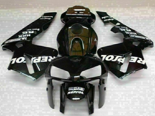2005-2006 Honda CBR600RR Motorcycle Fairings - Black Repsol Australia for Sale