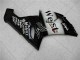 2005-2006 Kawasaki ZX6R Motorcycle Fairings - Glossy Black White West Australia for Sale