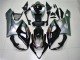 2005-2006 Suzuki GSXR 1000 Motorcycle Fairing - Glossy Black Silver Australia for Sale